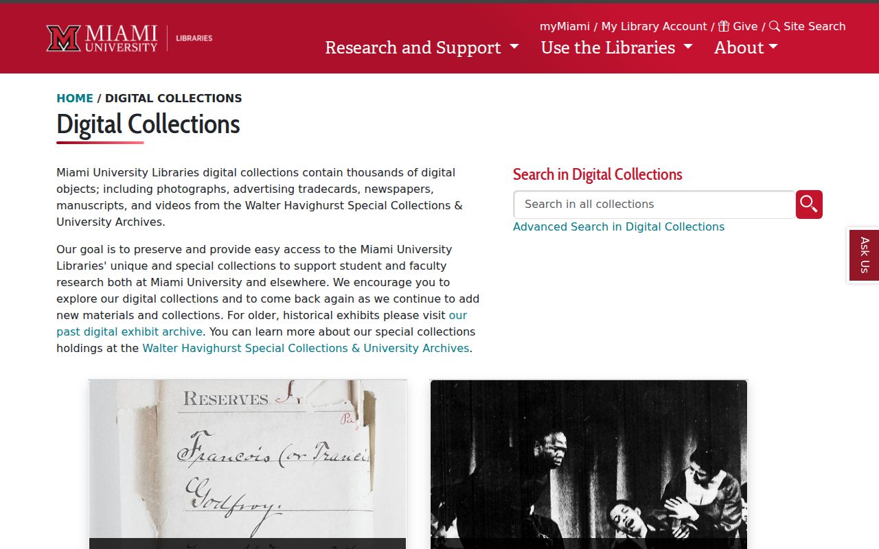 Oxford resident lookup source at Miami University Digital Collections
